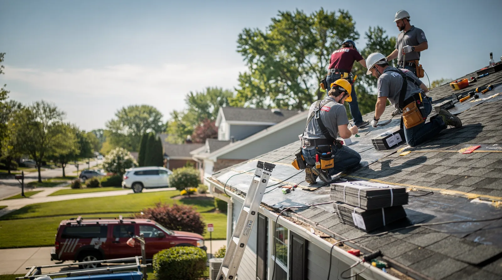 Roof Repair in La Grange Park, IL around you